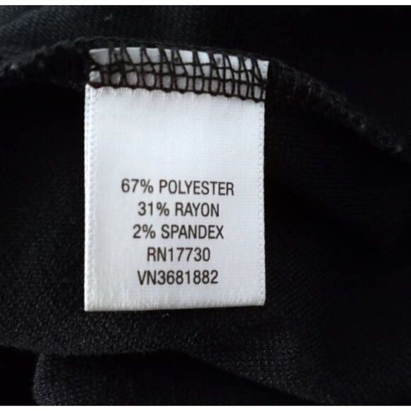 MERONA BLACK MIDI DRESS SZ.XS EUC - Picture 7 of 9